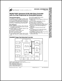 NS486SXF-25 datasheet: Optimized 32-Bit 486-Class Controller with On-Chip Peripherals for Embedded Systems [Not recommended for new designs] NS486SXF-25