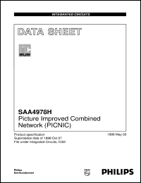 SAA4978H datasheet: Picture Improved Combined Network (PICNIC) SAA4978H