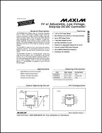 MAX618EEE datasheet: 28V, PWM, step-up DC-DC converter. MAX618EEE