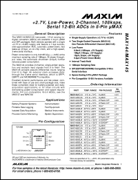 MAX1459AAP datasheet: 2-wire, 4-20 mA smart signal conditioner. MAX1459AAP