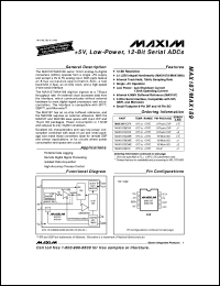 MAX194ACPE datasheet: 14-bit, 85ksps ADC with 10 microA shutdown MAX194ACPE