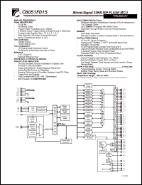 C8051F015 datasheet: Mixed-signal 32KB ISP flash MCU C8051F015