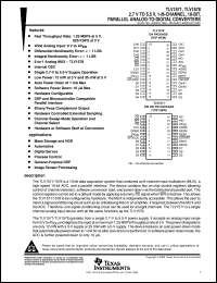 TLV1571CPW datasheet:  1-CH. 10-BIT 1.25 MSPS PARALLEL ADC TLV1571CPW