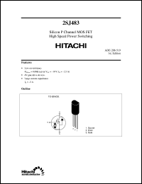 2SJ483 datasheet: Power switching MOSFET 2SJ483