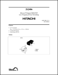 2SJ486 datasheet: Power switching MOSFET 2SJ486