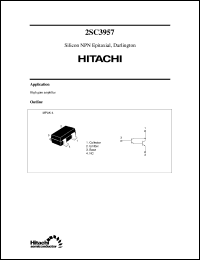 2SC3957 datasheet: Small signal switching Darlington transistor 2SC3957