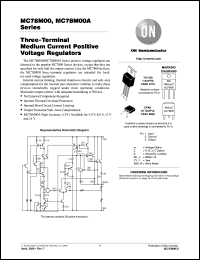 MC78M12ACT datasheet: Three-Terminal Medium Current Positive Voltage Regulator MC78M12ACT