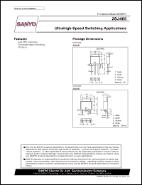 2SJ485 datasheet: P-Channel Silicon MOSFET Ultrahigh-Speed Switching Applications 2SJ485