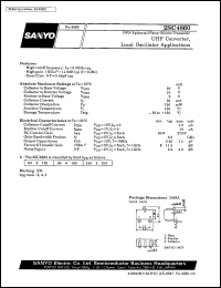 2SC4860 datasheet: NPN epitaxial planar silicon transistor, UHF converter, local oscillator application 2SC4860