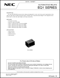 EQ1-11040 datasheet: Motor, Heater and Lamp control for automobile EQ1-11040