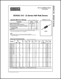 BZX55C30 datasheet:  Half Watt Zeners BZX55C30
