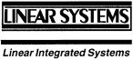 Datasheet for Linear Integrated System, Inc (Linear Systems)